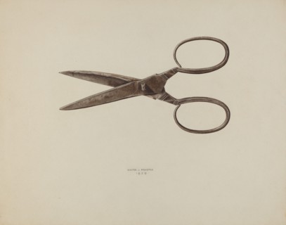 Scissors, 1939. Creator: Walter Praefke.