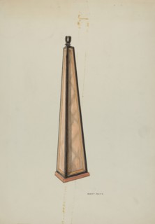 Candlestick (Ecclesiastical), c. 1939. Creator: Albert Pratt.