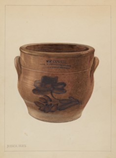 Crock, c. 1937. Creator: Jessica Price.