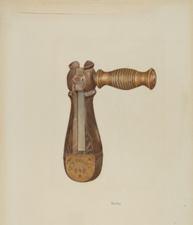 Police Rattle, c. 1938. Creator: Ray Price.
