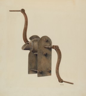 Metal Grits Grinder, c. 1939. Creator: Ray Price.