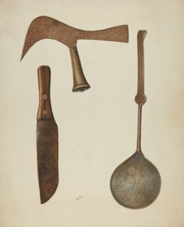 Sugar Industry Implements, c. 1938. Creator: Ray Price.