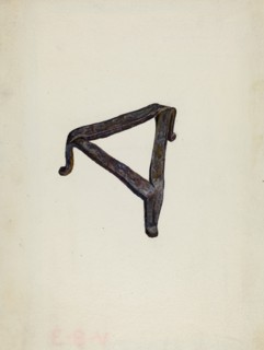 Trivet, 1935/1942. Creator: Edna C. Rex.