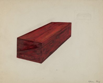 Lap Desk, 1935/1942. Creator: Edna C. Rex.