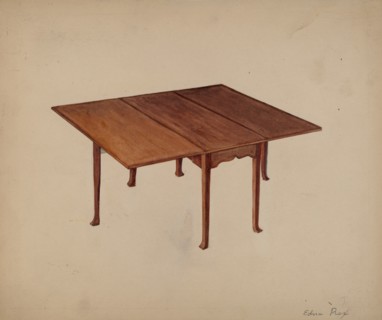 Table, Patrick Henry, 1935/1942. Creator: Edna C. Rex.