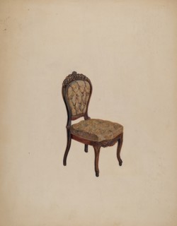 Side Chair, c. 1937. Creator: Edna C. Rex.