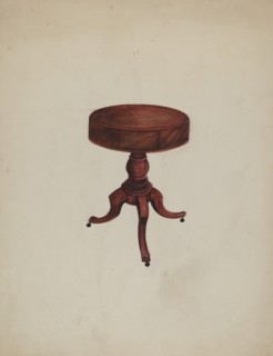 Table, 1935/1942. Creator: Edna C. Rex.