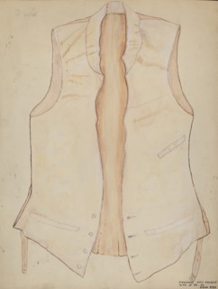 Wedding Vest, 1935/1942. Creator: Edna C. Rex.