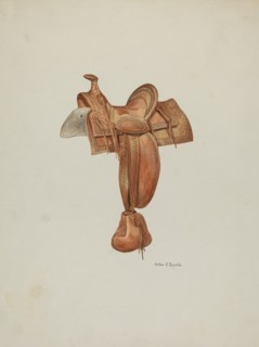 Saddle, c. 1940. Creator: Arthur P. Reynolds.
