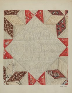 Quilt, c. 1940. Creator: George E. Rhone.