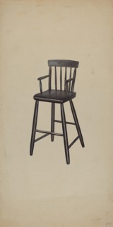 High Chair, 1938. Creator: Michael Riccitelli.
