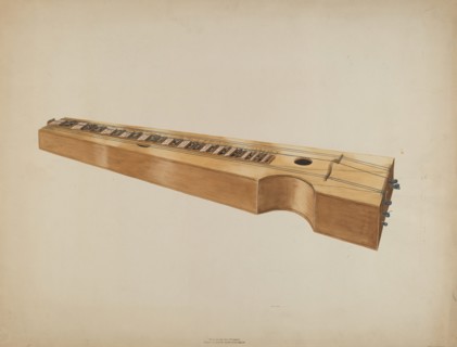 Psalmodicon, c. 1937. Creator: Wilbur M Rice.