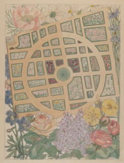 Madame Jumel's Garden, c. 1936. Creator: Virginia Richards.