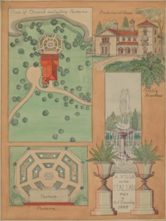 Italian Style Villa, c. 1936. Creator: Virginia Richards.