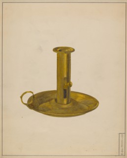 Candlestick, c. 1936. Creator: Janet Riza.