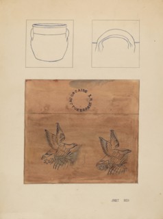 Crock, c. 1937. Creator: Janet Riza.