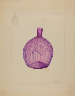 Bottle, c. 1937. Creator: Janet Riza.