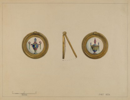 Drawer Pull, c. 1936. Creator: Janet Riza.