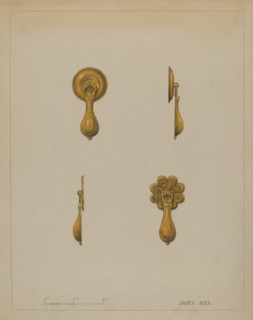 Drawer Pull, c. 1936. Creator: Janet Riza.