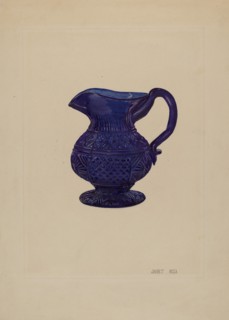 Cream Pitcher, 1935/1942. Creator: Janet Riza.