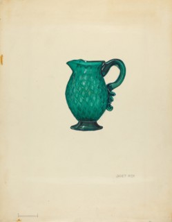 Cream Pitcher, c. 1940. Creator: Janet Riza.