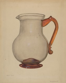 Pitcher, c. 1936. Creator: Janet Riza.