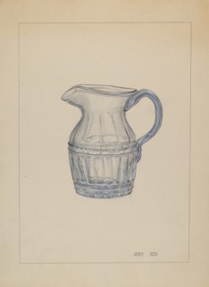 Cream Pitcher, c. 1937. Creator: Janet Riza.