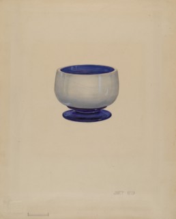 Salt Cellar, c. 1936. Creator: Janet Riza.