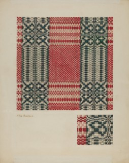 Coverlet, 1935/1942. Creator: Charles Roadman.
