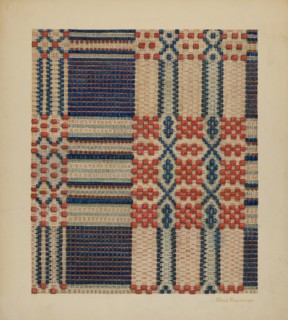 Coverlet, c. 1940. Creator: Charles Roadman.