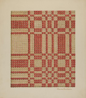 Coverlet, c. 1940. Creator: Charles Roadman.