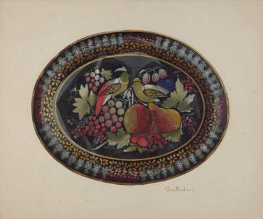 Tray, c. 1940. Creator: Charles Roadman.