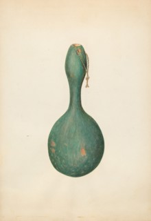 Gourd Bottle, c. 1938. Creator: Sydney Roberts.