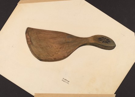 Butter Paddle, c. 1938. Creator: Florian Rokita.