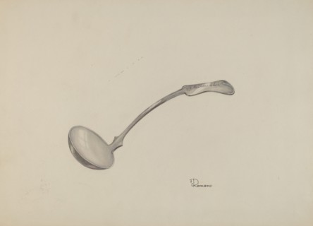 Cream Ladle, c. 1937. Creator: Josephine C. Romano.