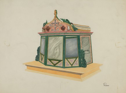 Tabernacle, c. 1939. Creator: Josephine C. Romano.