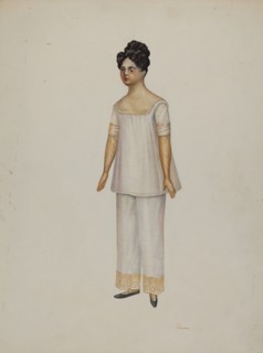 Doll - "Lydia Sherman", c. 1937. Creator: Josephine C. Romano.