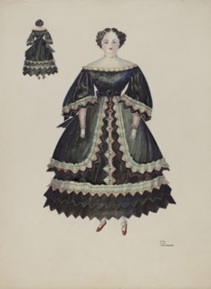 Doll - "Minerva Pratt", c. 1937. Creator: Josephine C. Romano.