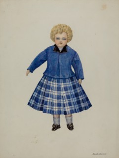 Doll - "Leslie Simpson", c. 1937. Creators: Josephine C. Romano, Edith Towner.