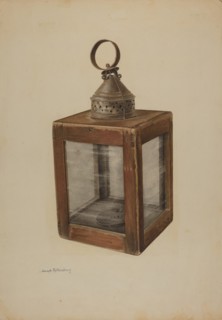Hand Lantern, c. 1938. Creator: Joseph Rothenberg.