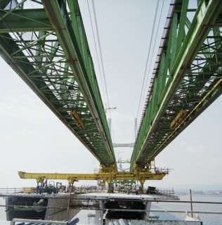 Second Severn Crossing, M4, New Passage, Pilning and Severn Beach, Glos, 18/09/95 - 19/09/95. Creator: John Laing plc.