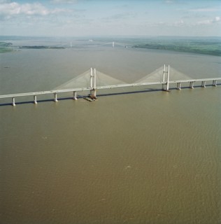 Second Severn Crossing, M4, New Passage, Pilning and Severn Beach, Gloucestershire, 25/04/1996. Creator: John Laing plc.
