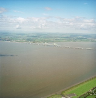 Second Severn Crossing, M4, New Passage, Pilning and Severn Beach, Gloucestershire, 25/04/1996. Creator: John Laing plc.