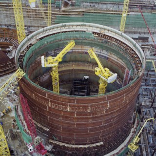 Sizewell 'B' Power Station, Leiston, Suffolk Coast, Suffolk, 19/11/1990. Creator: John Laing plc.