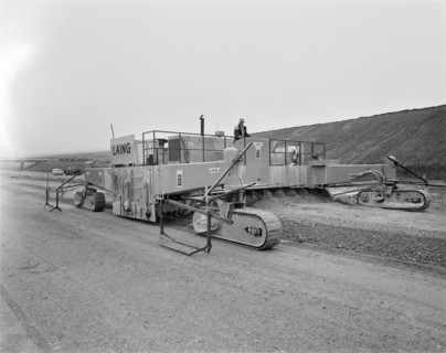 Construction of the M6 Motorway, South Lakeland, Cumbria, 22/07/1969. Creator: John Laing plc.