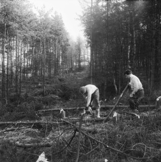 Construction of the M6 Motorway, Stafford, Staffordshire, 20/06/1961. Creator: John Laing plc.
