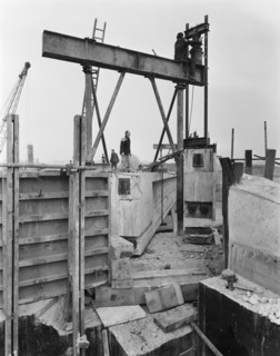 Construction of the Birmingham to Preston Motorway (M6), Staffordshire, 01/05/1962. Creator: John Laing plc.
