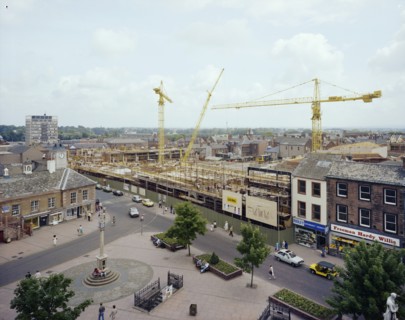 The Lanes Shopping Centre, Globe Lane, Carlisle, Cumbria, 19/07/1983. Creator: John Laing plc.