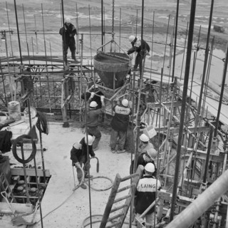 Wraysbury Reservoir, Spelthorne, Surrey, 24/10/1968. Creator: John Laing plc.