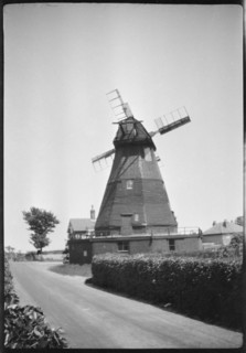 Martin Windmill, East Langdon, Langdon, Dover, Kent, 1929. Creator: Francis Matthew Shea.